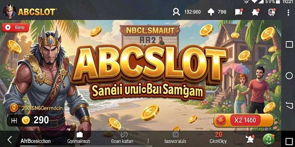 Screenshot dari gameplay <strong>ABCSLOT</strong> yang menarik dan penuh warna.