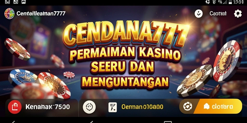 Tampilan gameplay menarik dari CENDANA777 yang menghadirkan pengalaman Kasino.
