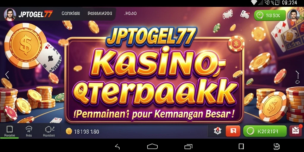 Screenshot utama JPTOGEL77 menampilkan gameplay Kasino yang menarik dan seru.