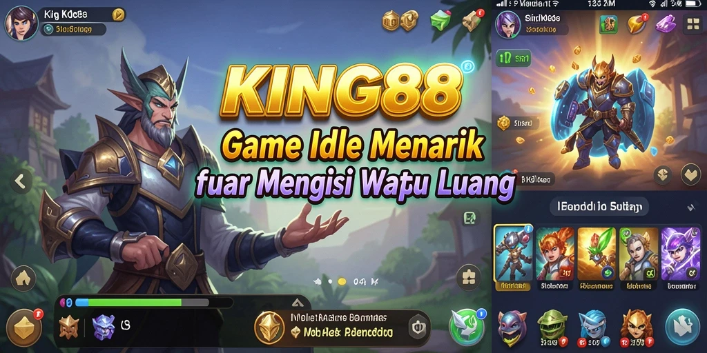 Tampilan screenshot KING88 menampilkan gameplay Idle yang seru dan menarik.