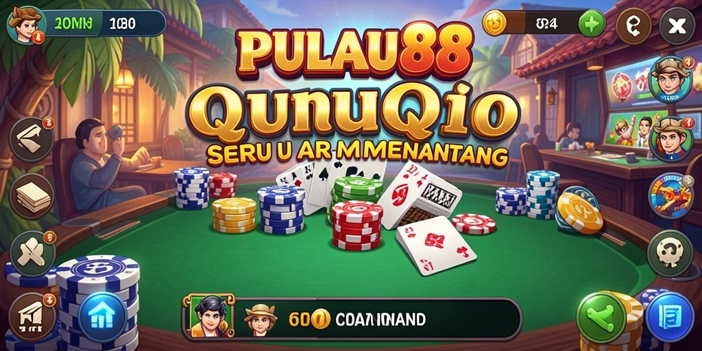 Screenshot gameplay QiuQiu yang menegangkan di PULAU88.