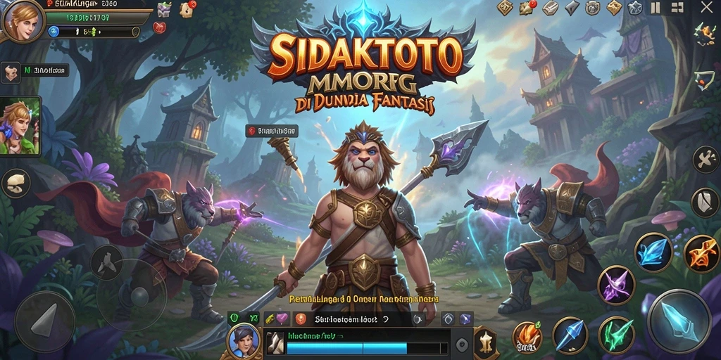 Tampilan gameplay <strong>SIDAKTOTO</strong> dengan aksi seru di dunia MMORPG.